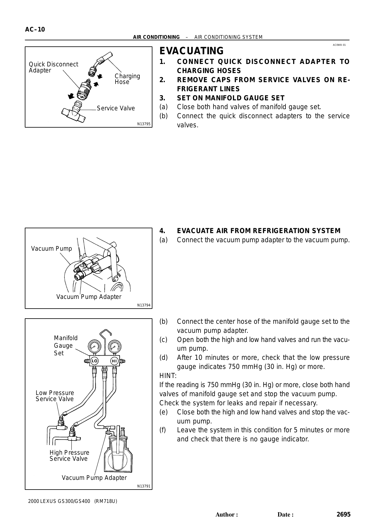 1997-2001 Lexus GS 300, GS 400 repair and service manual Preview image 3