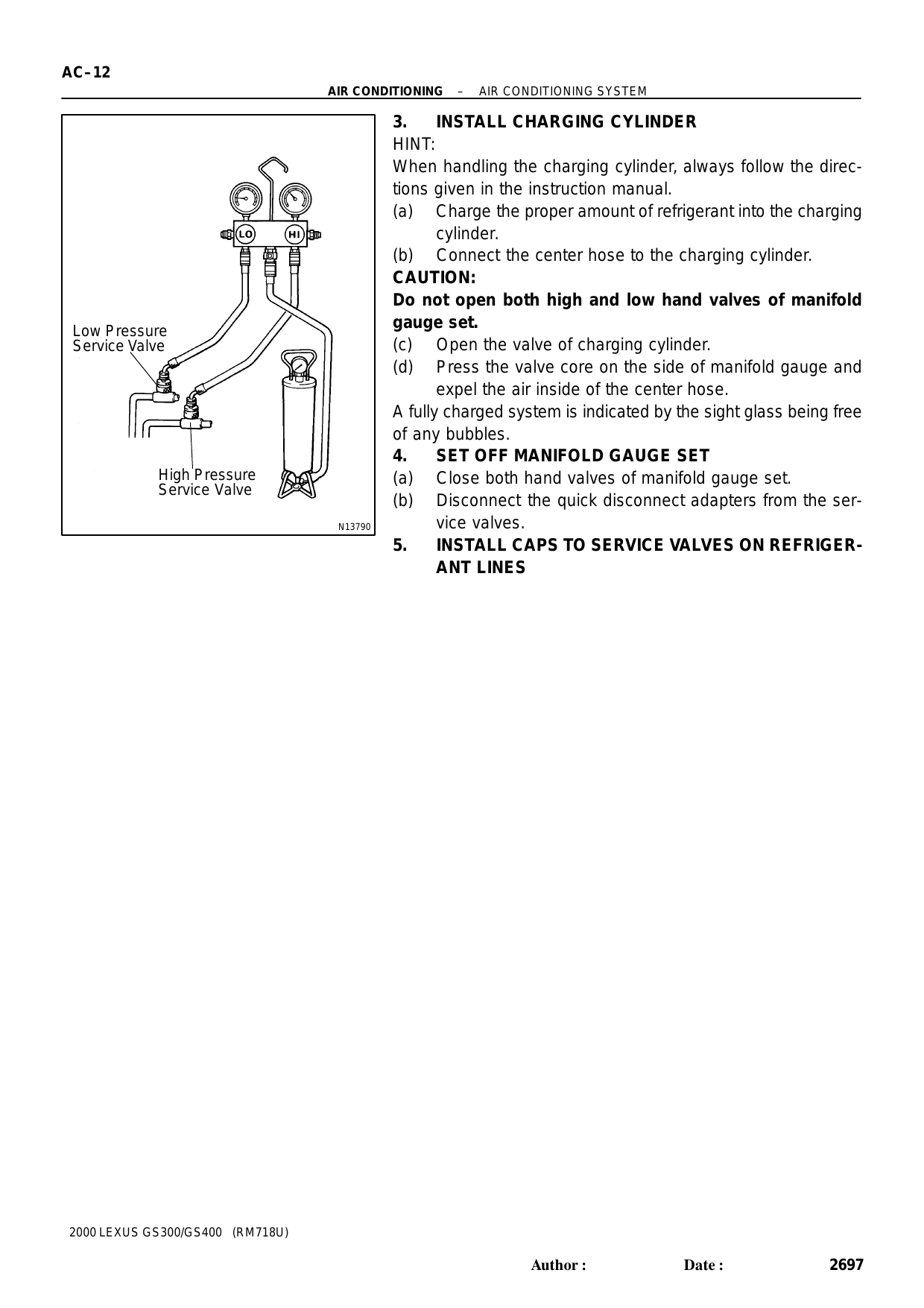 1997-2001 Lexus GS 300, GS 400 repair and service manual Preview image 5
