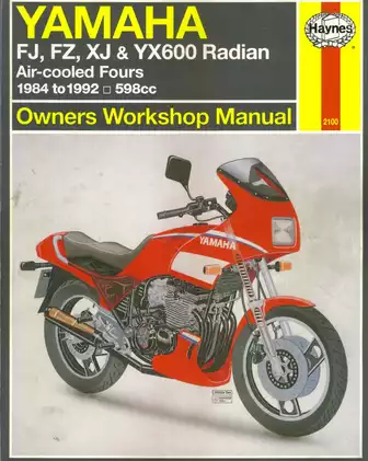 Yamaha FJ600, FZ600, XJ600 and YX600 Radian Comprehensive Workshop Manual