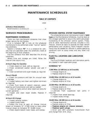 2000-2004 Dodge Dakota repair manual Preview image 4