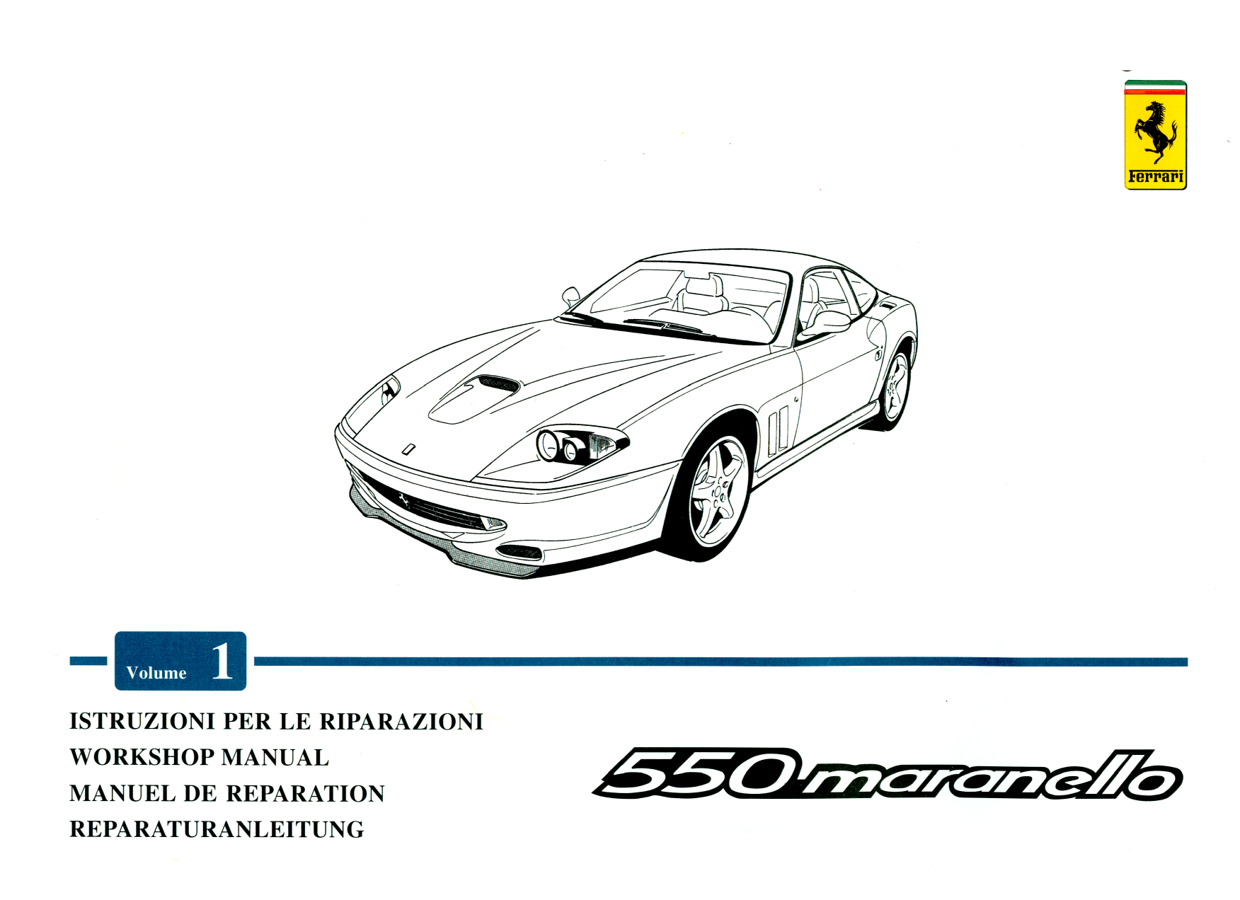 1996-2001 Ferrari 550 Maranello workshop manual Preview image 3