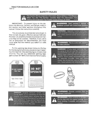 CASE 580 Super E Loader Backhoe Service Manual Preview image 5