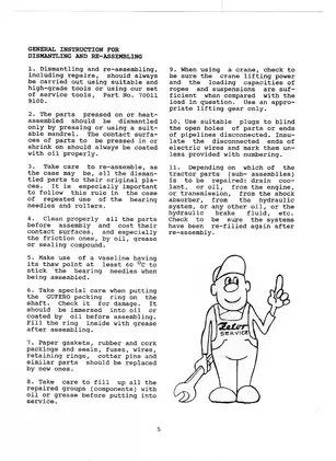 Zetor Tractor Workshop Manual: Comprehensive Guide for Models 3320-6340 Preview image 4