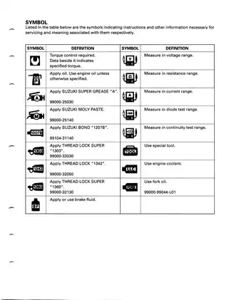 Suzuki TL1000S Service Manual (1997-2001) - Comprehensive Repair Guide Preview image 4