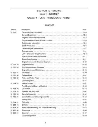 New Holland L175, C175 Skid Steer loader and Compact Track Loader repair manual Preview image 5