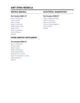 2007 Harley-Davidson Dyna Models Service & Repair Manual (P/N 99496-07) – preview page 1