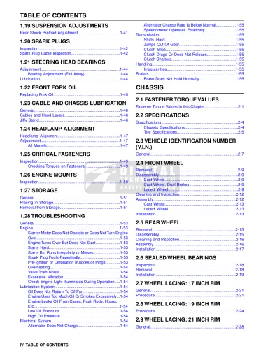 2009 Harley-Davidson Dyna Street Bob, Super Glide Custom, Super Glide, Low Rider, Fat Bob, Wide Glide, and 105th Anniversary Models Service Manual (P/N 99481-09, 99496-09, 99525-09))