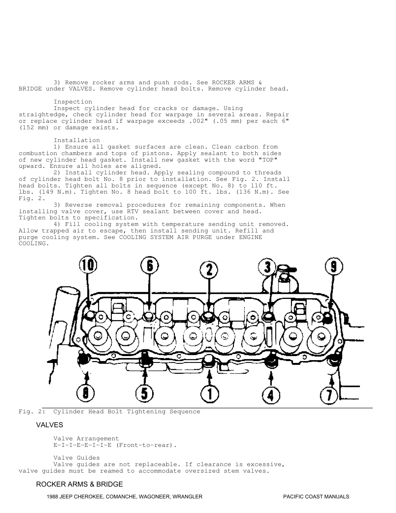 1988 Jeep Wrangler shop manual Preview image 5