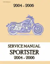 2004–2006 Harley-Davidson Sportster XL883/XL1200 Factory Service Manual – preview page 1