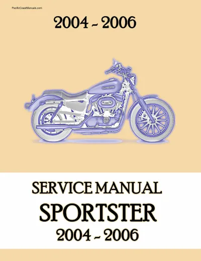 2004–2006 Harley-Davidson Sportster XL883/XL1200 Factory Service Manual – preview page 1
