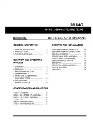 2010-2011 SsangYong Korando repair manual