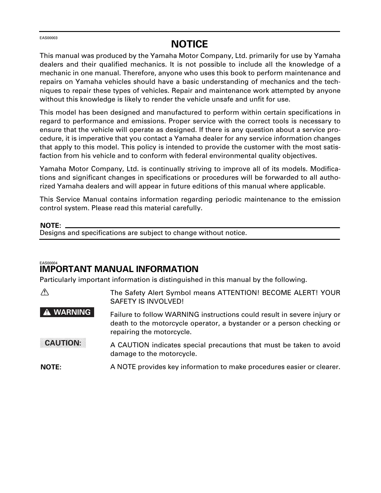 1999-2006 Yamaha XV 1600 Road Star repair manual Preview image 3
