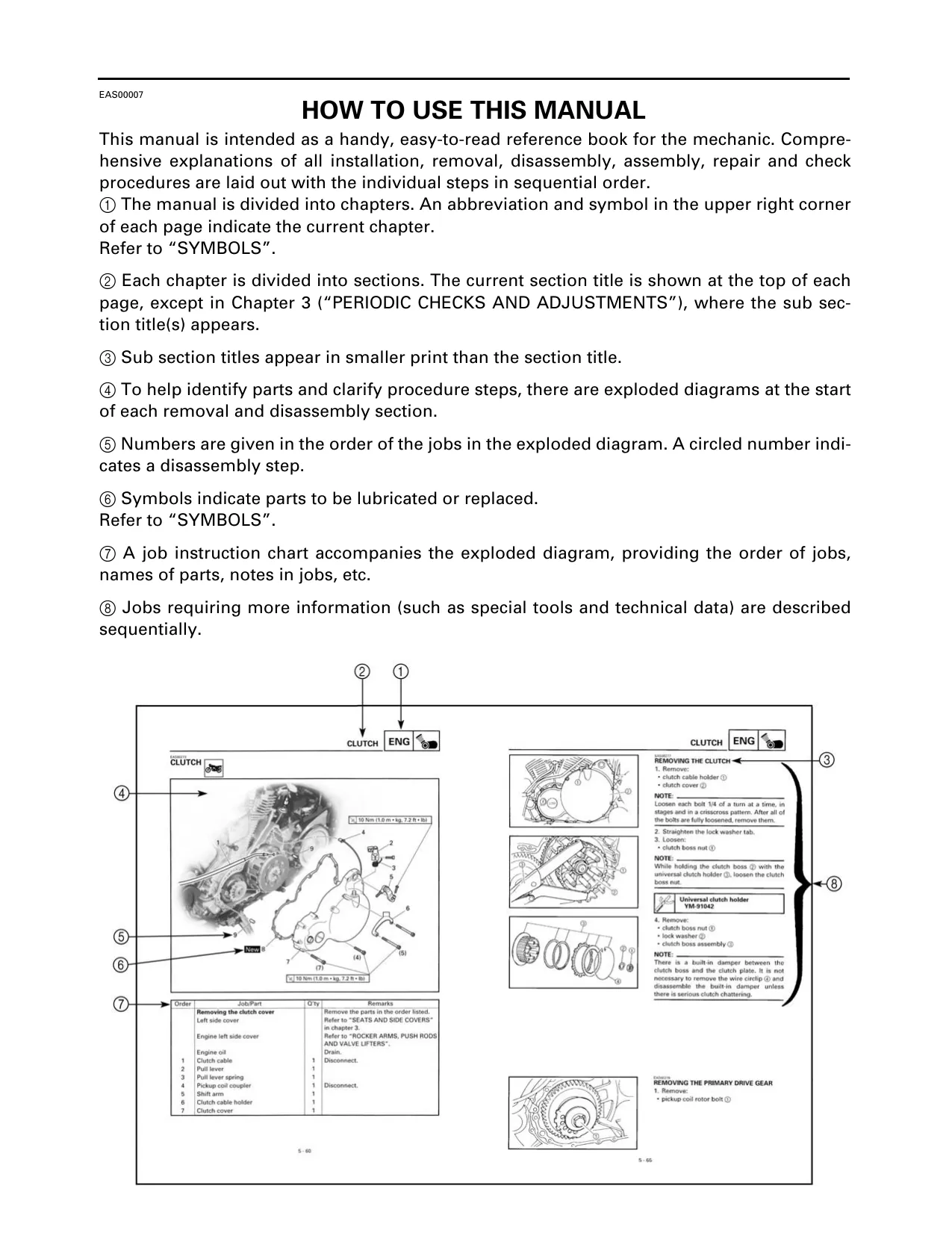 1999-2006 Yamaha XV 1600 Road Star repair manual Preview image 4