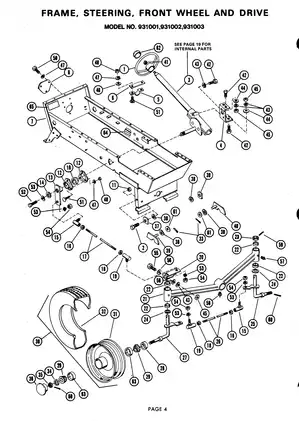 1974-1975 Ariens™ GT 12, 14, 16, 34, 42, 48, 54 garden tractor parts list Preview image 5