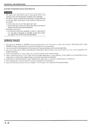Honda CBR900RR Service Manual (1996-1997) - Comprehensive Guide for Maintenance & Repairs Preview image 5