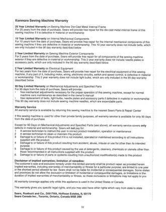 Kenmore 385.15212/15 Sewing Machine Instruction Manual Preview image 5
