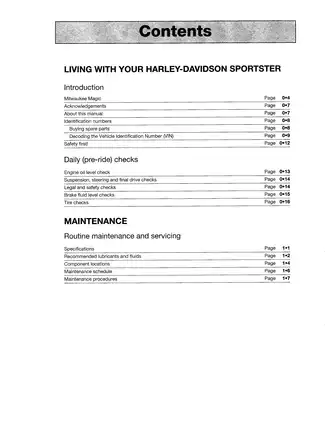 1970-2003 Harley-Davidson Sportster XLT, XL, XLH, XLCH, XLA, XLS, XLX, XR-1000,XLH 883 Deluxe, XLH 1100, XLH 883 Hugger,XLH 1200, XL1200C Custom, XL1200S Sport, XL 883R,XL1200 manual