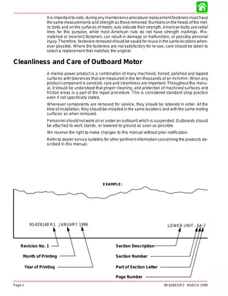 Mercury/Mariner 40-50 HP Outboard Service Manual (1999) Preview image 3
