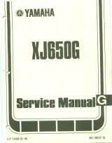 1980–1984 Yamaha XJ650G Service Manual (P/N LIT-11616-01–94, LIT-11616-02–34) – preview page 1