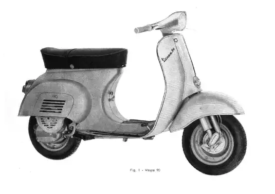 Piaggio Vespa 90 scooter operation, maintenance manual Preview image 4