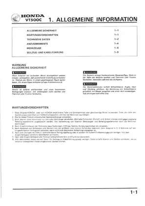 1983-1987 Honda VT500C Shadow shop manual Preview image 3