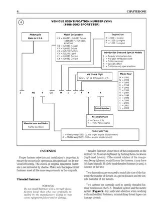 1986-2003 Harley Davidson Sportster Shop Manual - Comprehensive Maintenance & Repair Guide Preview image 4