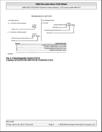 1998-2002 Mercedes-Benz E320 repair manual Preview image 4