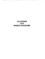 1979–1982 Fiat 124 Spider Wiring Diagrams – preview page 1