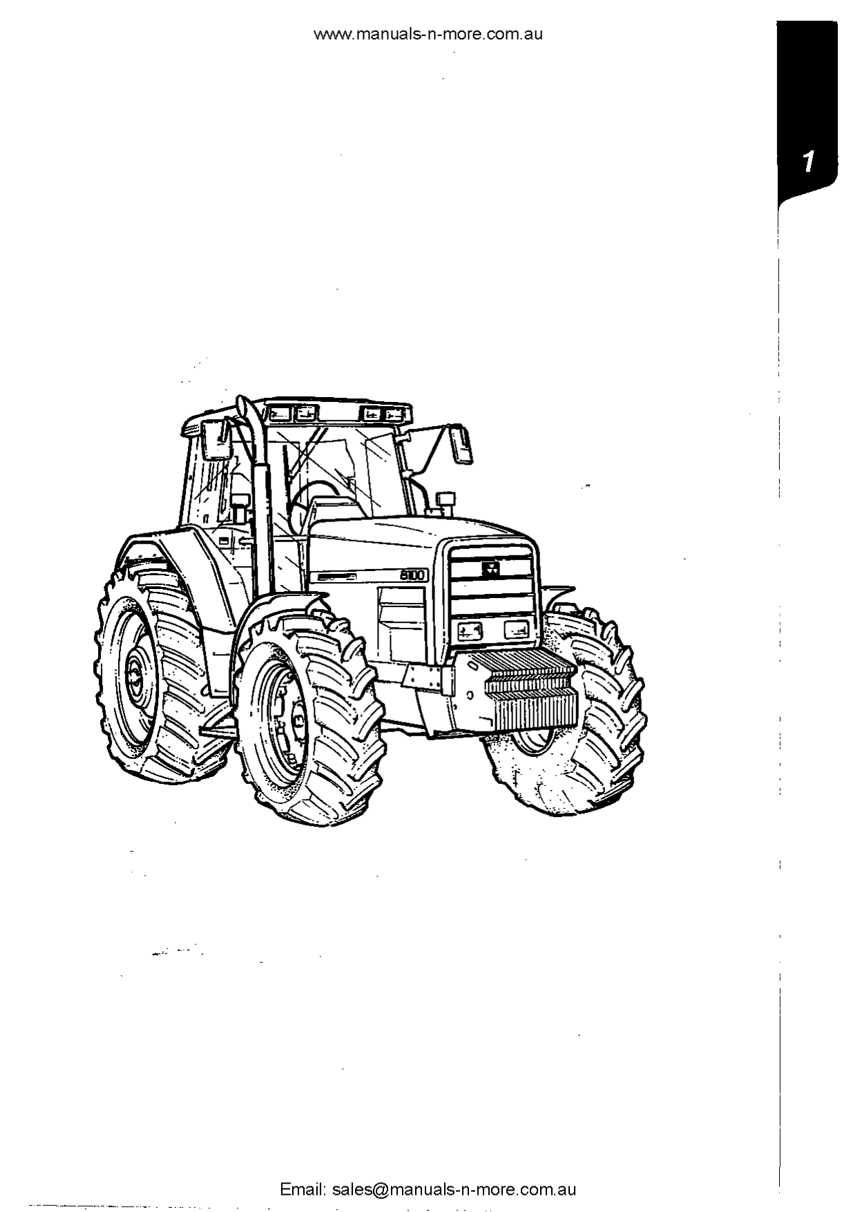 Massey Ferguson MF 8110, MF 8120, MF 8130, MF 8140, MF 8150, MF 8160 row-crop tractor workshop service manual Preview image 4