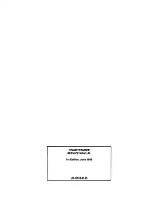 Yamaha PZ480P/PZ480EP Snowmobile Service Manual - Comprehensive Repair Guide Preview image 1