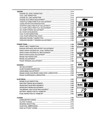 1990-1998 Yamaha Phazer, Phazer II 485 snowmobile service manual Preview image 5