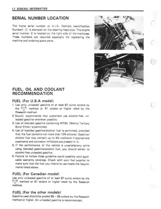 1991-1993 Suzuki GSF400 Bandit service manual Preview image 5