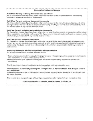 Kenmore Sewing Machine Owner's Manual - Comprehensive Guide for Model 385 Preview image 5