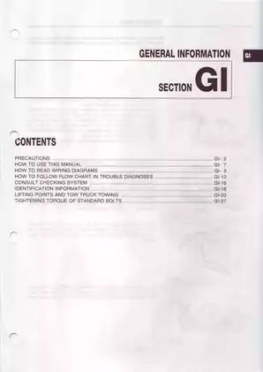 1991-1999 Nissan Serena C23 repair and service manual Preview image 3