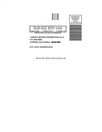 Yamaha XT225/XT225C Owner's Manual (1998) - Comprehensive Maintenance and Safety Guide Preview image 3