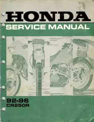 Comprehensive Honda ATV Service Manual