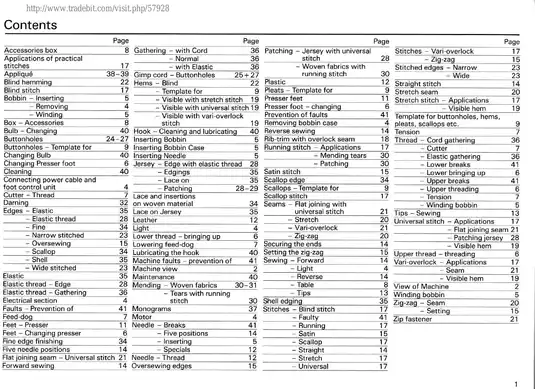 Bernina 801 Sport, 802, 803 sewing machine guide Preview image 3