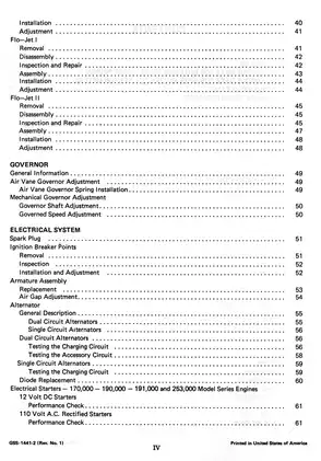 International Cadet engine for 265, 268, 328 IH Snow Blower repair and service manual Preview image 5