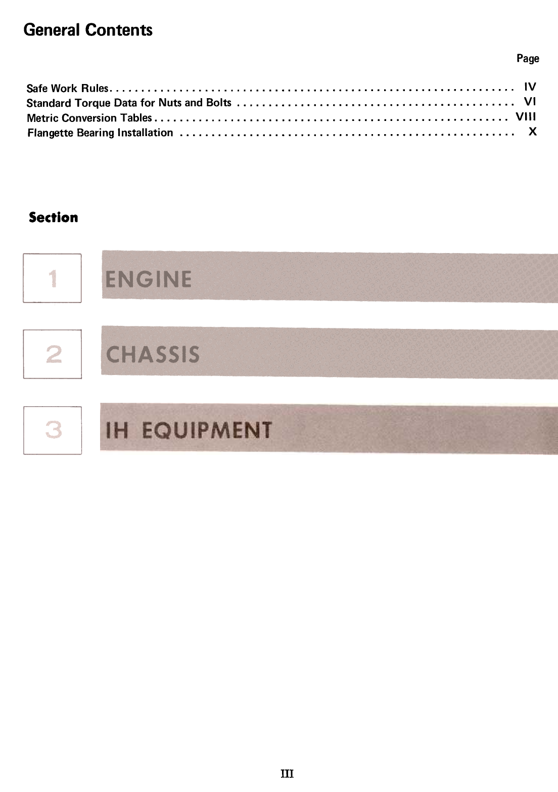 1979-1986 International Cub Cadet 582, 582 special, 682, 782, 982 garden tractor service manual Preview image 3