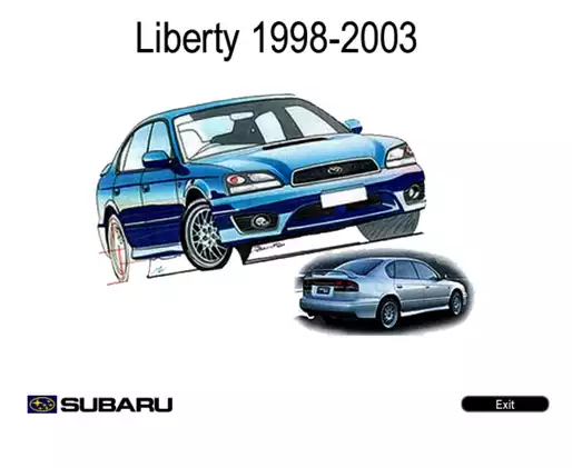 1998-2003 Subaru Liberty repair and service manual Preview image 1