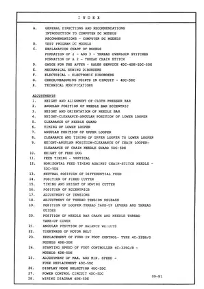 Elna Lock PRO DC Series Service Manual - Comprehensive Repair Guide Preview image 2