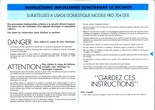 Comprehensive Instruction Manual for PRO 704 DEX Overlock Sewing Machine Preview image 3