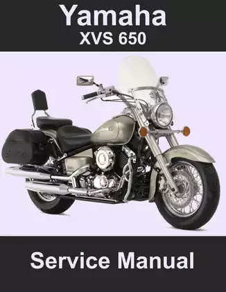Yamaha XVS 650 Service Manual - Comprehensive Guide for Maintenance and Repairs Preview image 1