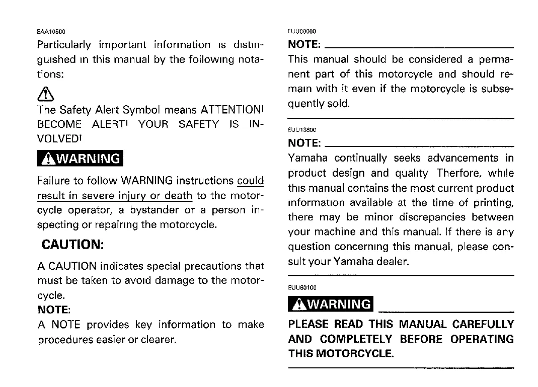 1983-2003 Yamaha XT 600 service manual Preview image 4