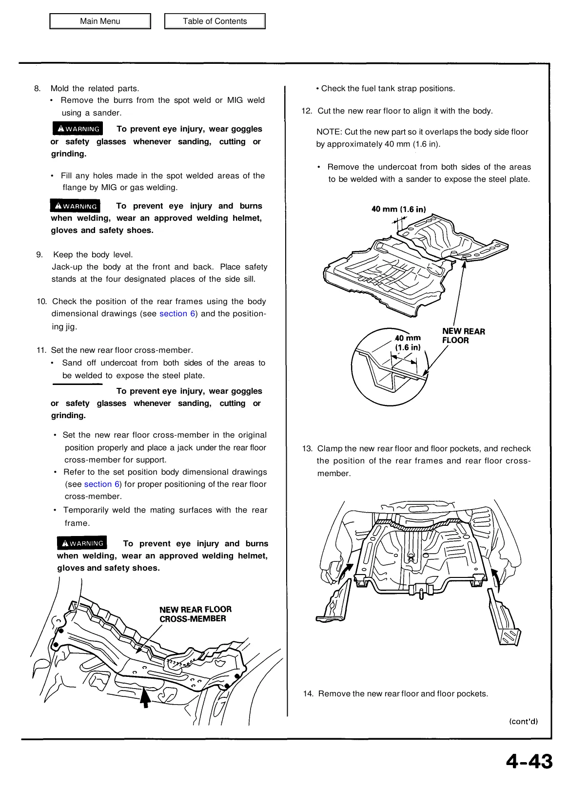 1996-2004 Honda Acura 3.5RL repair manual Preview image 3