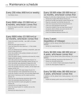Comprehensive Vauxhall Astra/Belmont Maintenance Manual Preview image 2