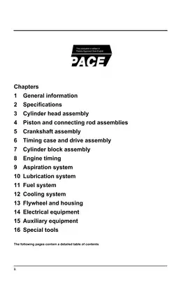 JCB Perkins Phaser 1000 series engine workshop manual Preview image 2