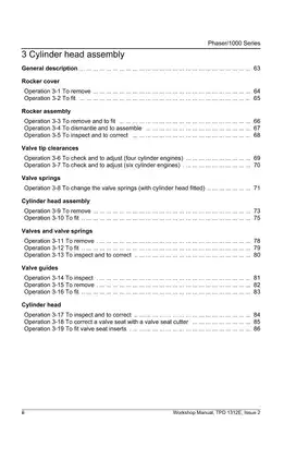 JCB Perkins Phaser 1000 series engine workshop manual Preview image 4