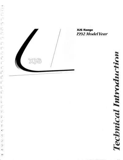 1992–1996 Jaguar XJS Car Service Manual (P/N S-79)