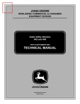 2004 John Deere Gator 4x2 and 6x4 Utility Vehicles Technical Manual (P/N TM1518) – preview page 1